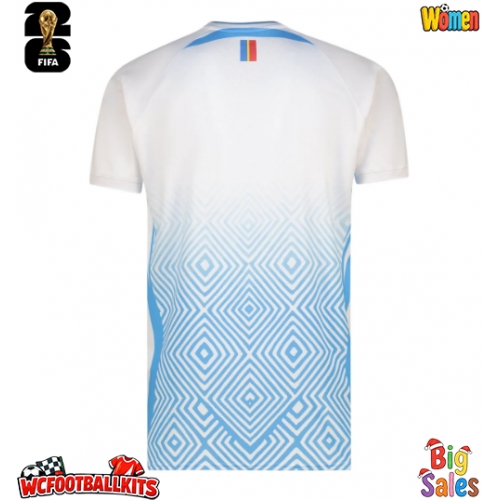 Congo DR Replica Away Stadium Shirt for Women World Cup 2026 Short Sleeve